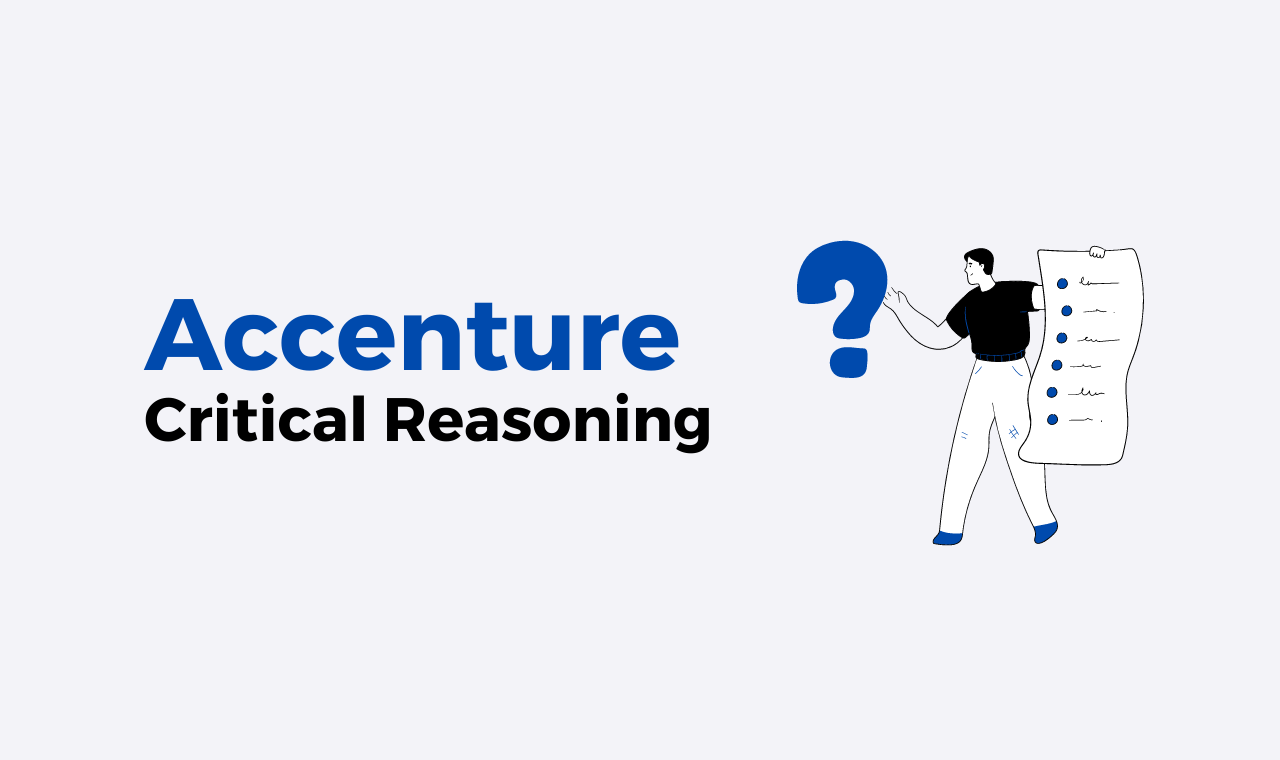 Accenture Critical Reasoning and Problem Solving Previous Year Questions